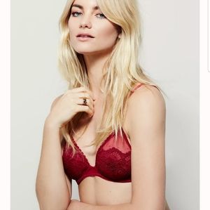 FREE PEOPLE Lace Triangle Bra